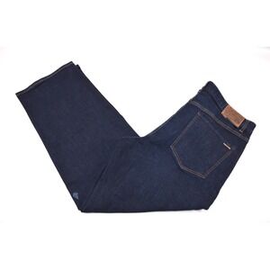 Volcom Billows Loose Fit Denim Blue Jeans Mens 34 x 28.5" Dark Wash Baggy